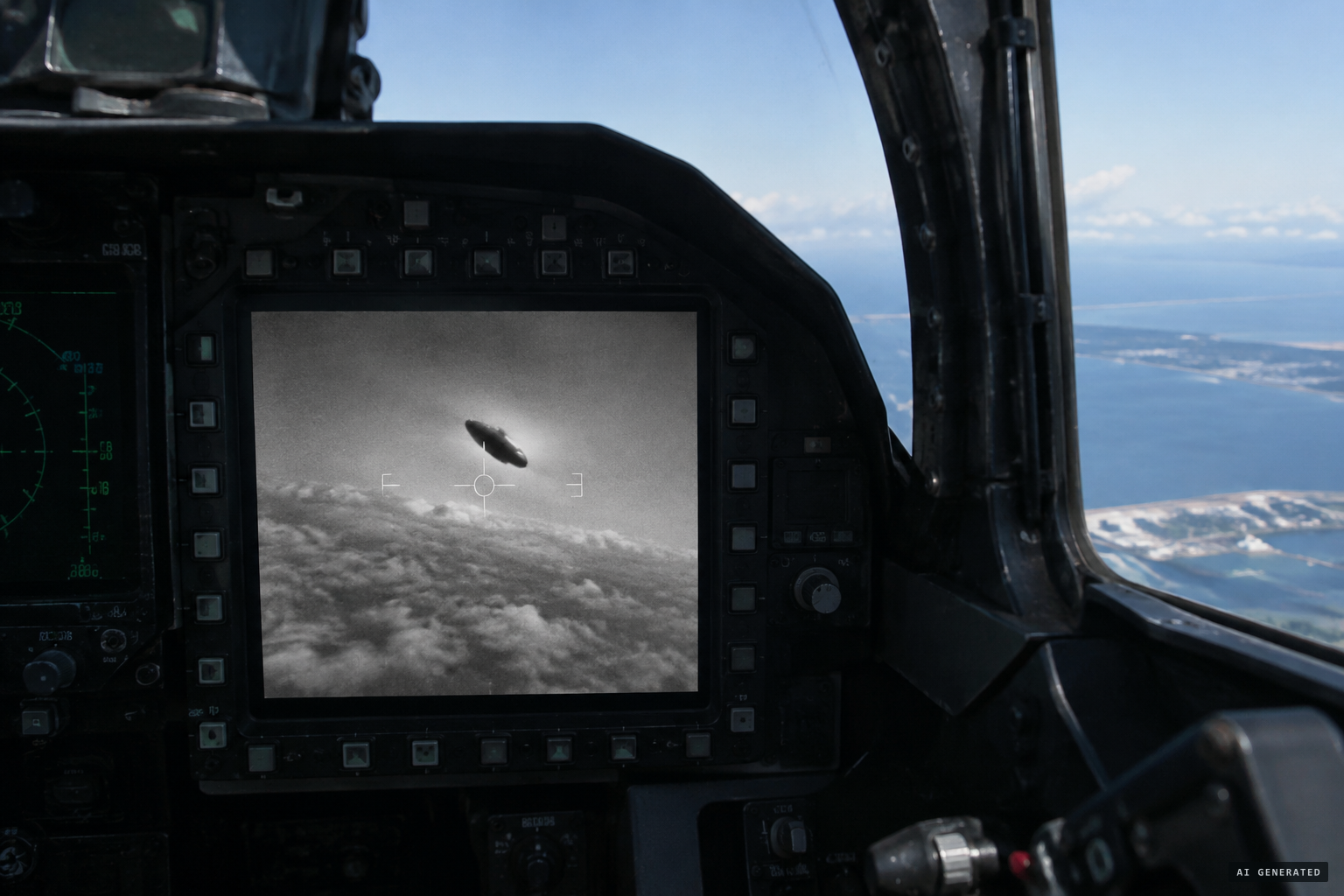 GIMBAL: a dark shape over the clouds appears to stop and rotate
