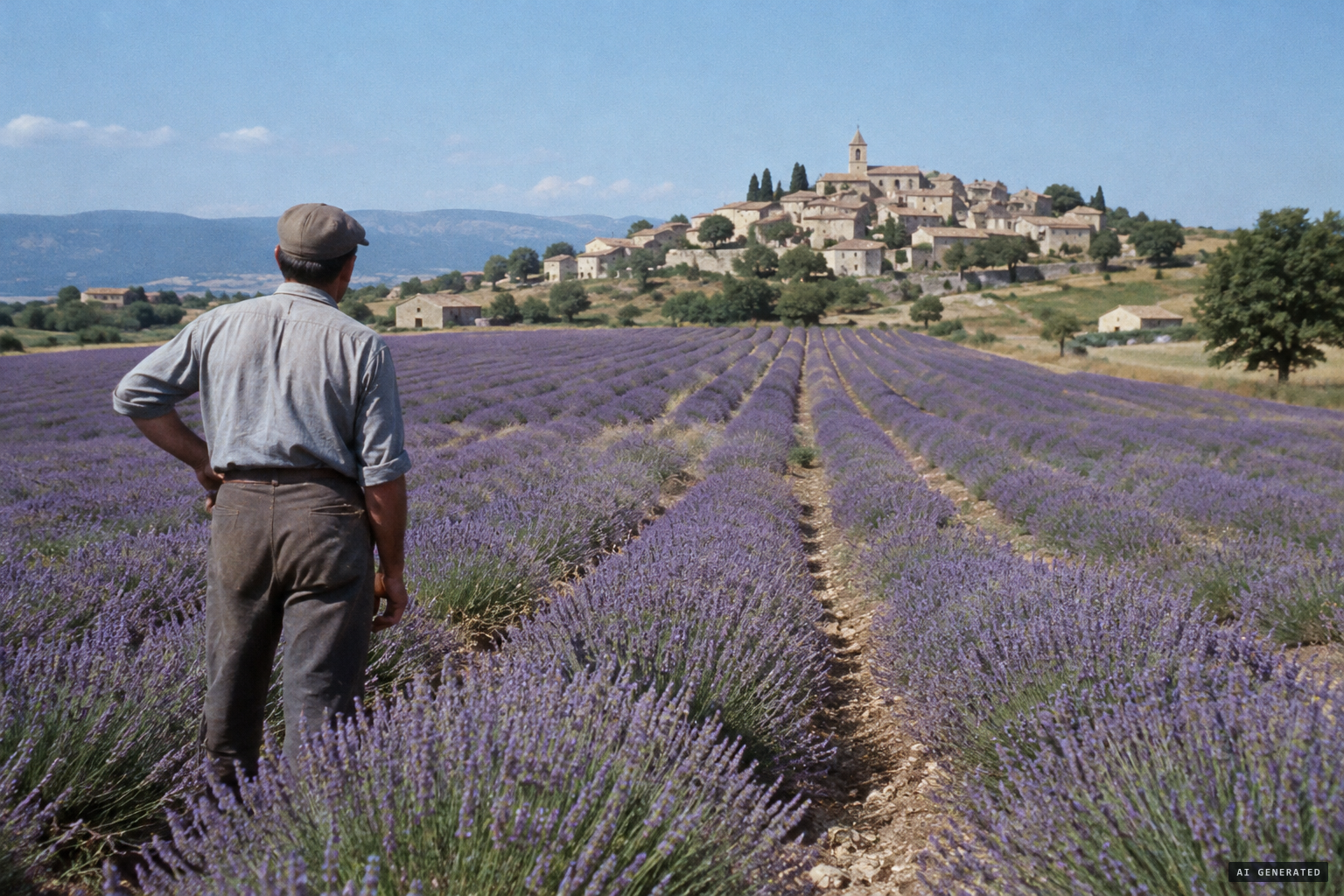 Valensole's lavender plateau, where Maurice Masse grew his crop