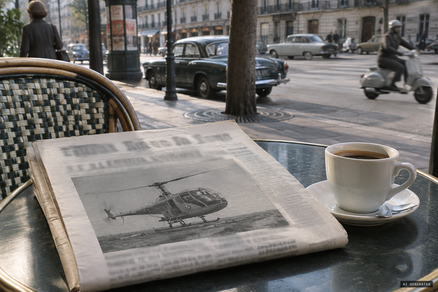 Le Monde: the flying saucer was certainly a helicopter