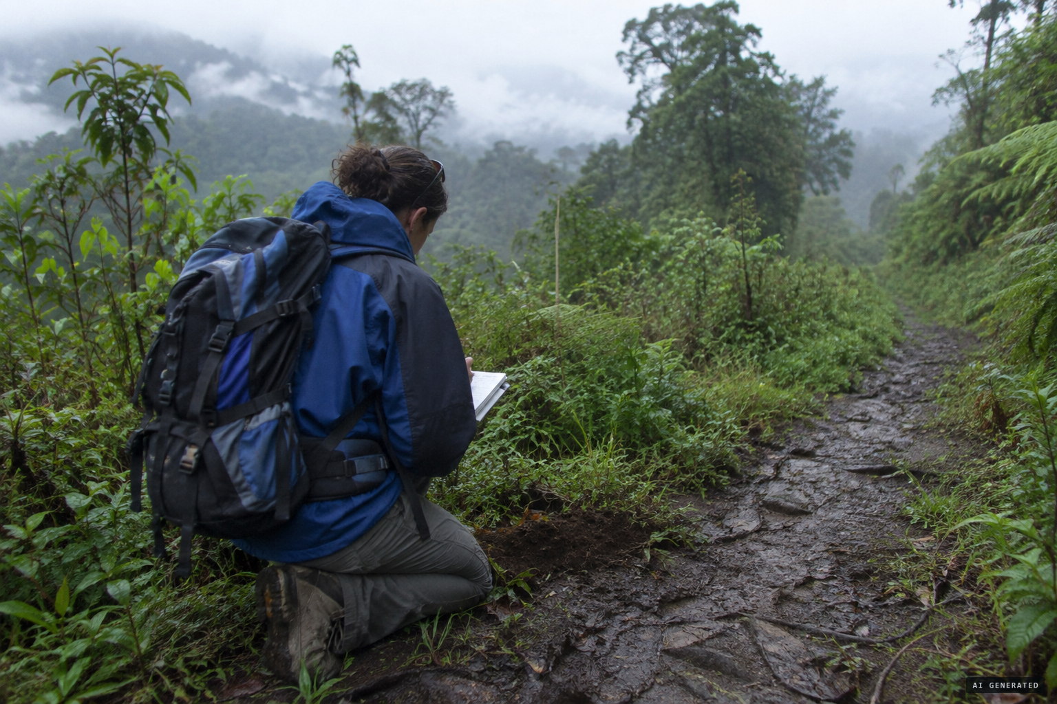 Searchers such as Debbie Martyr keep looking in Kerinci