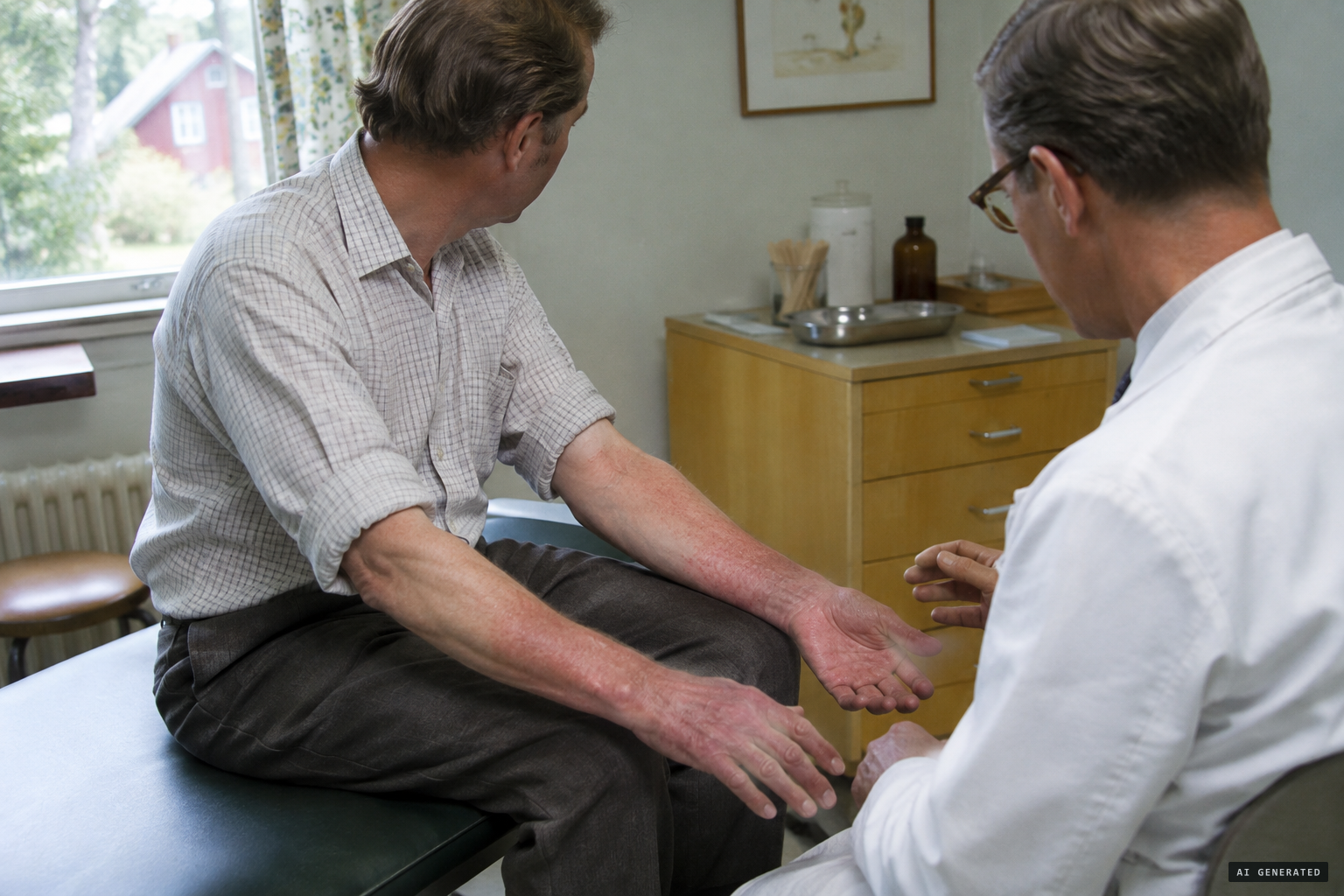 Johansson sees a doctor over itching and tongue irritation