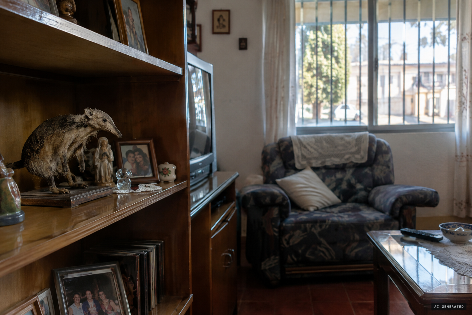 The family keeps the creature at their home in southern Rosario