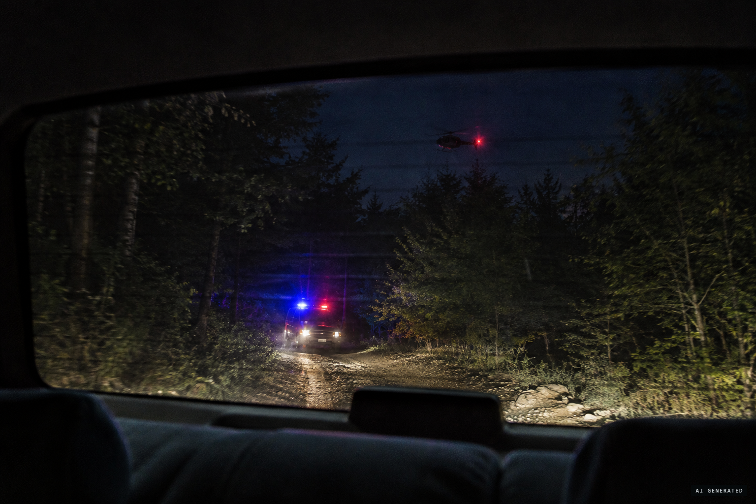 An emergency light bar or a low helicopter: untested explanations