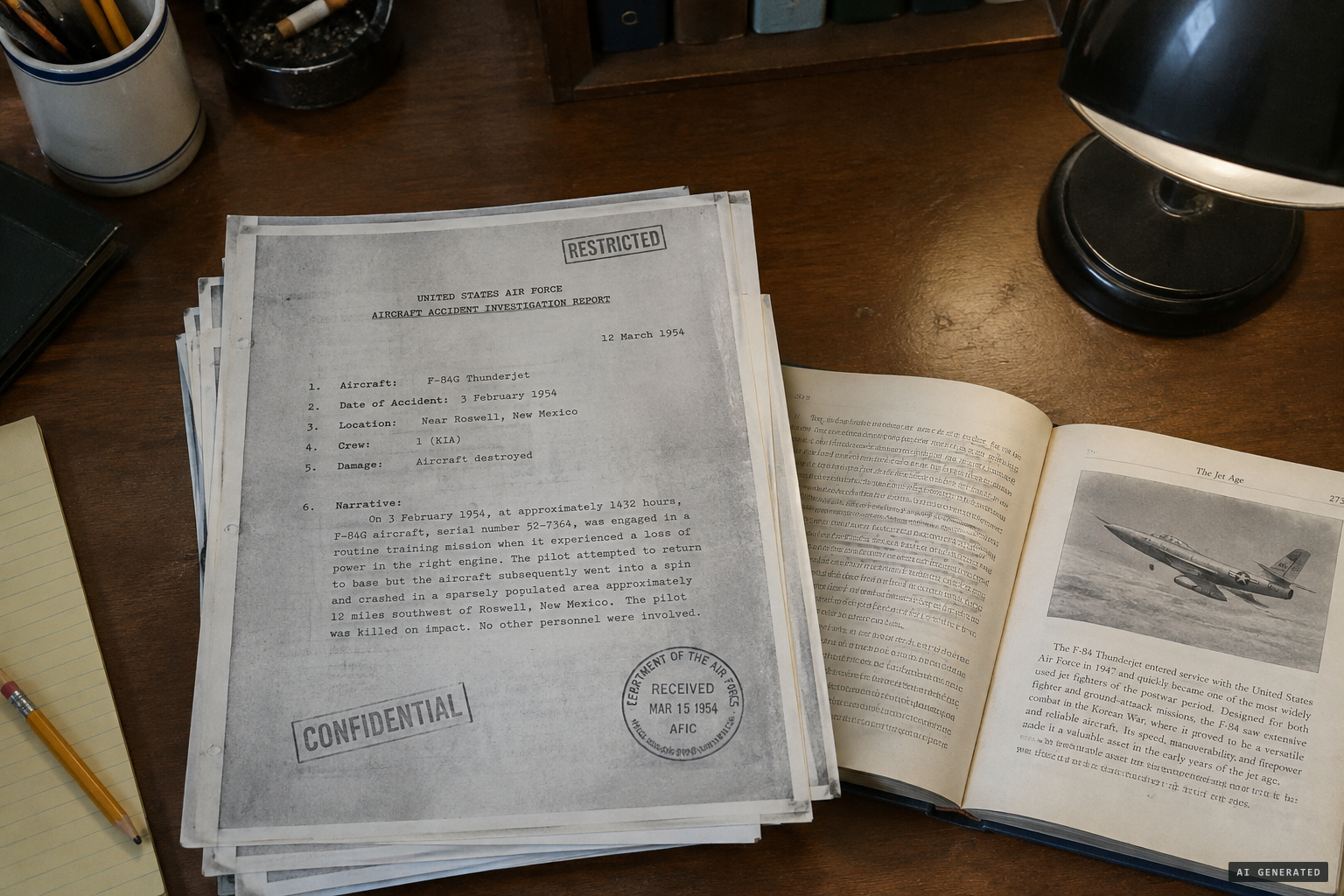 The accident report, finally obtained and reproduced in Clear Intent