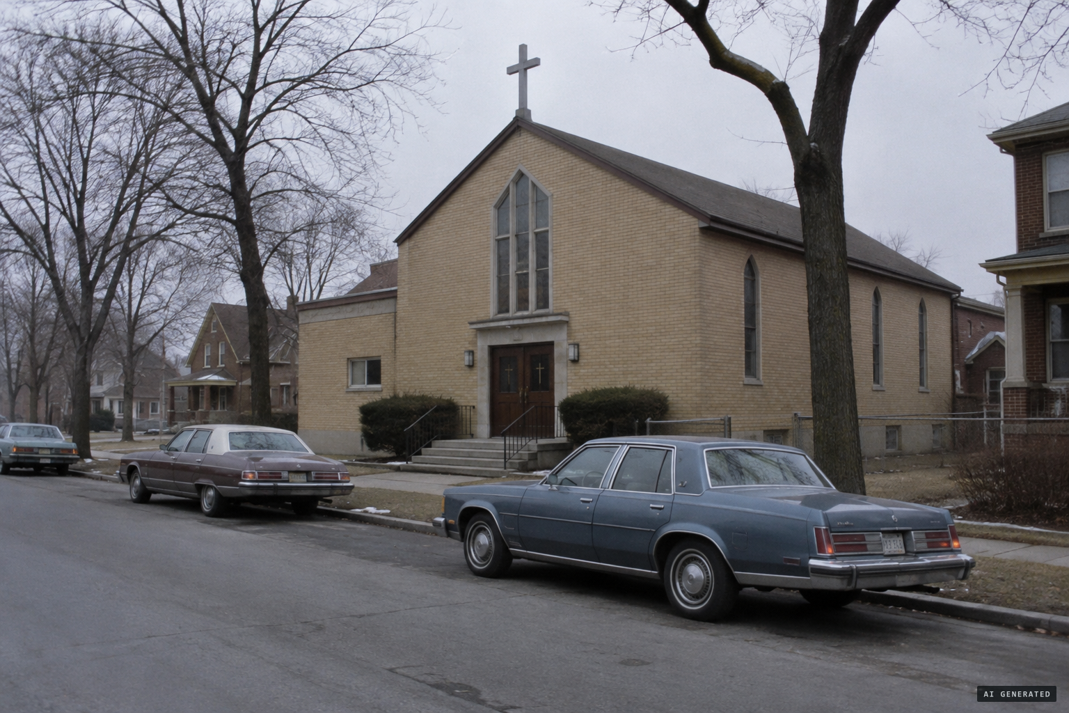 St. Nicholas Albanian Orthodox Church on Narragansett Avenue, Chicago