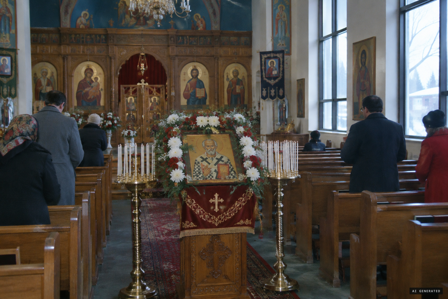 The Feast of St. Nicholas, the parish's patronal feast, December 6, 1986