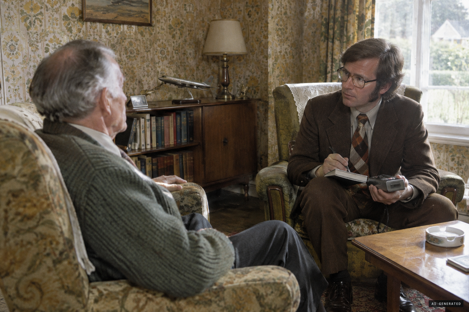 Whitworth talks to NICAP's Julian Hennessey in 1971
