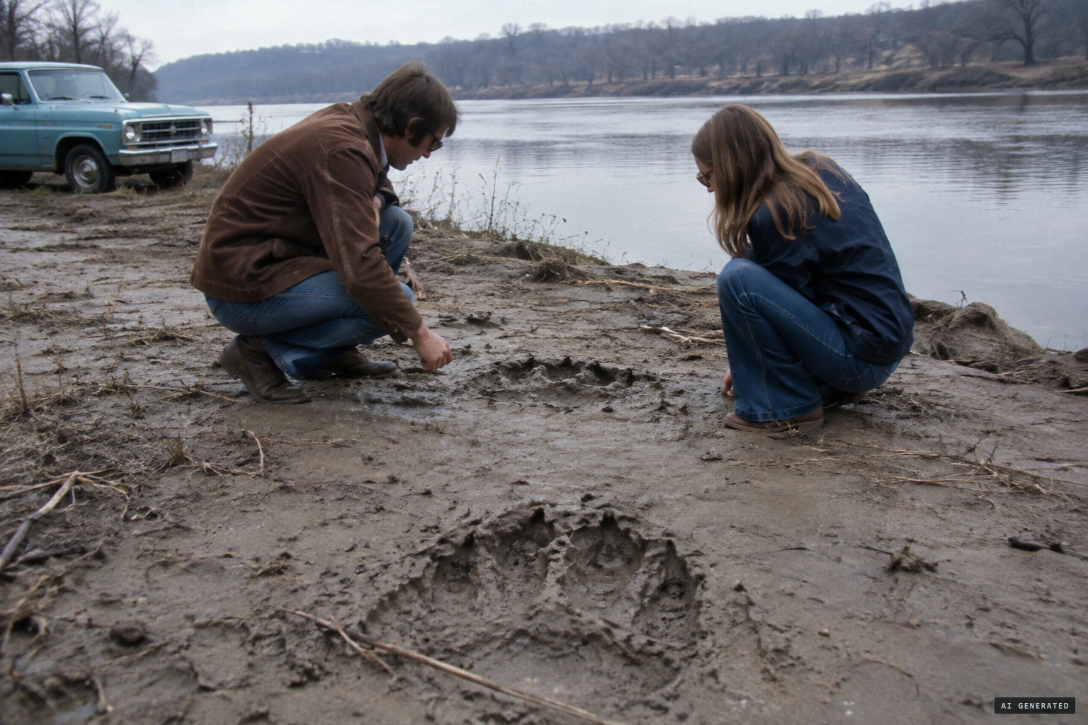1974: the last report, tracks on the riverbank