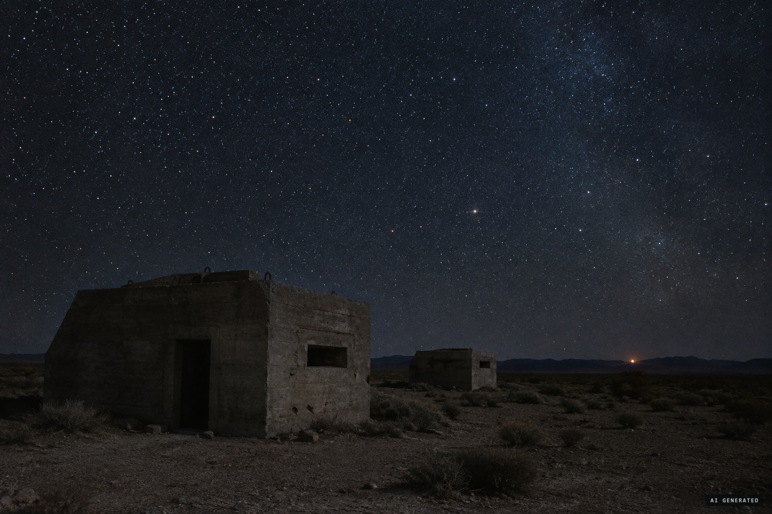The old bunkers where the atomic age began.