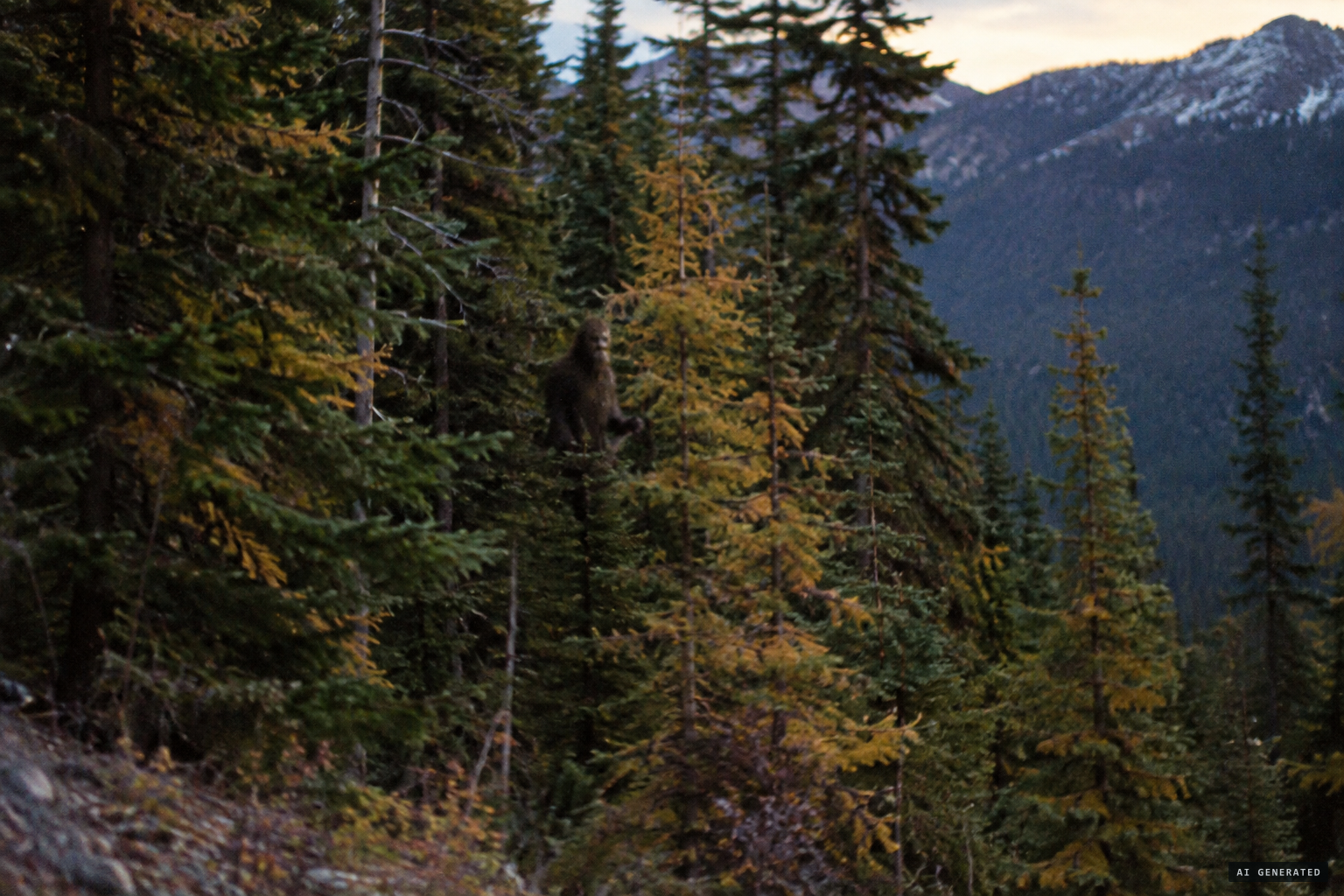 The ape-like Sasquatch of the Mica Mountain account