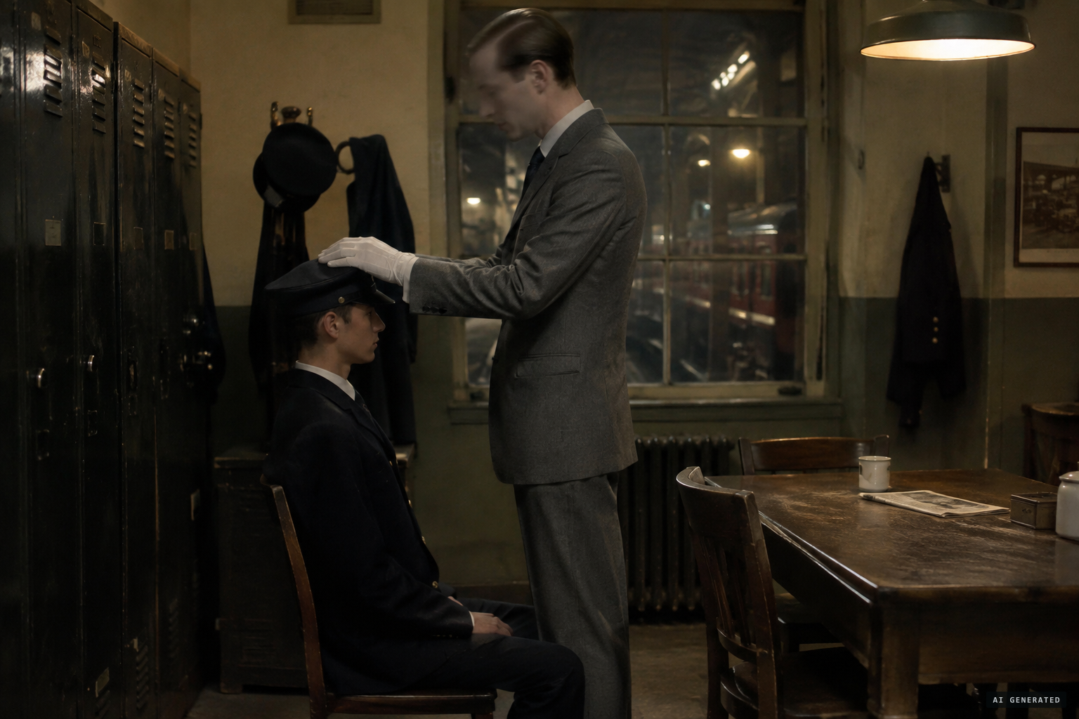 Porter Victor Locker feels the figure put its hands on his head.
