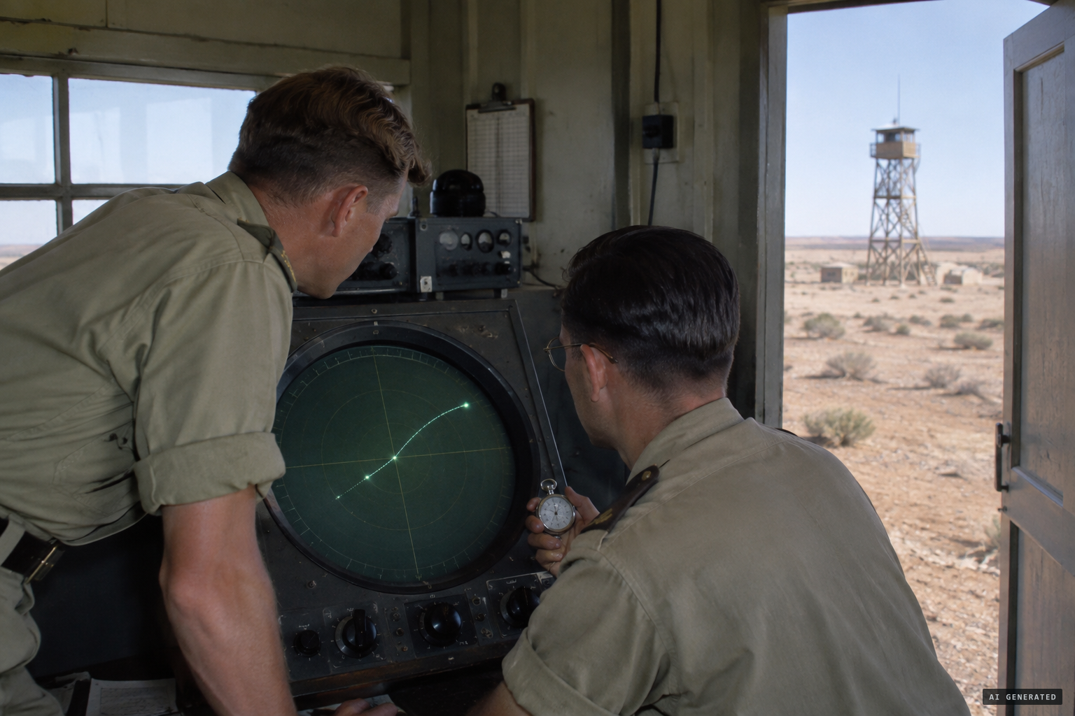 The operator and Craftsman Keane time the target over 15,000 yards in ten seconds, about 3600 mph