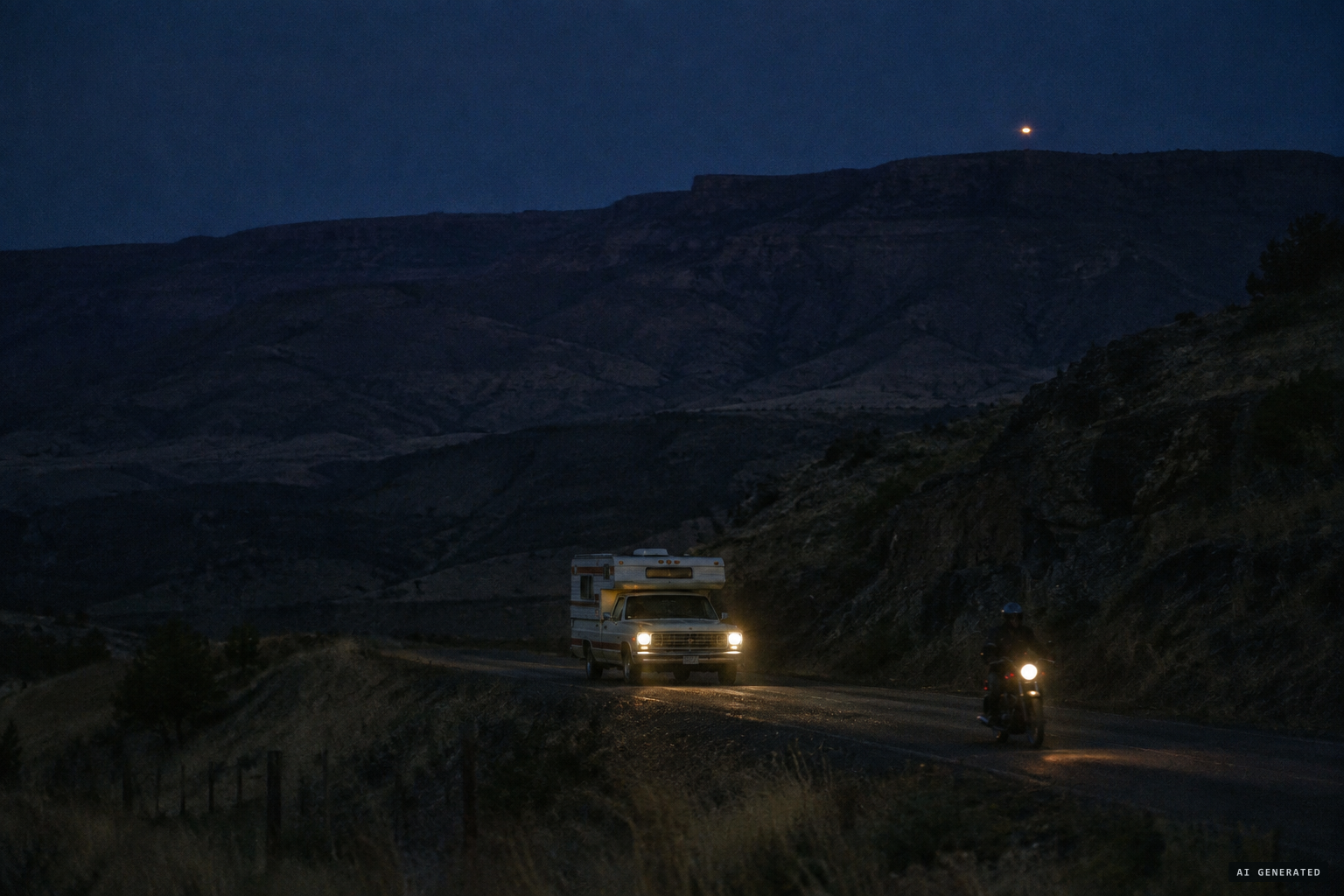 Akers weighs car, camper and motorcycle lights against the sightings