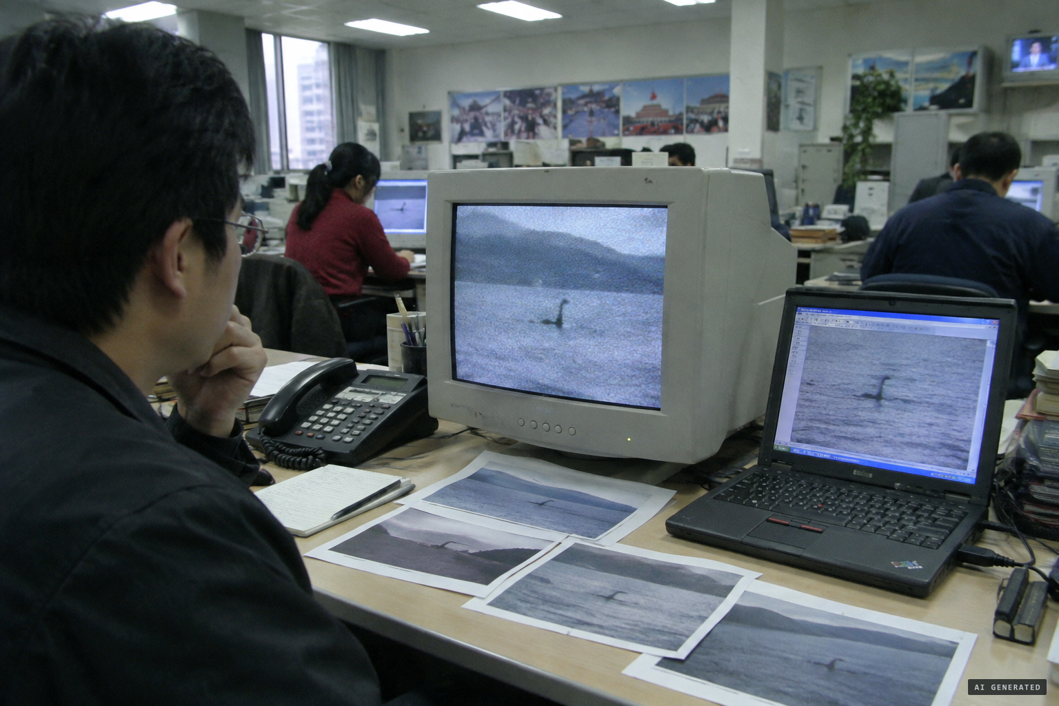 Zhuo's stills go to Xinhua and on to the world's press