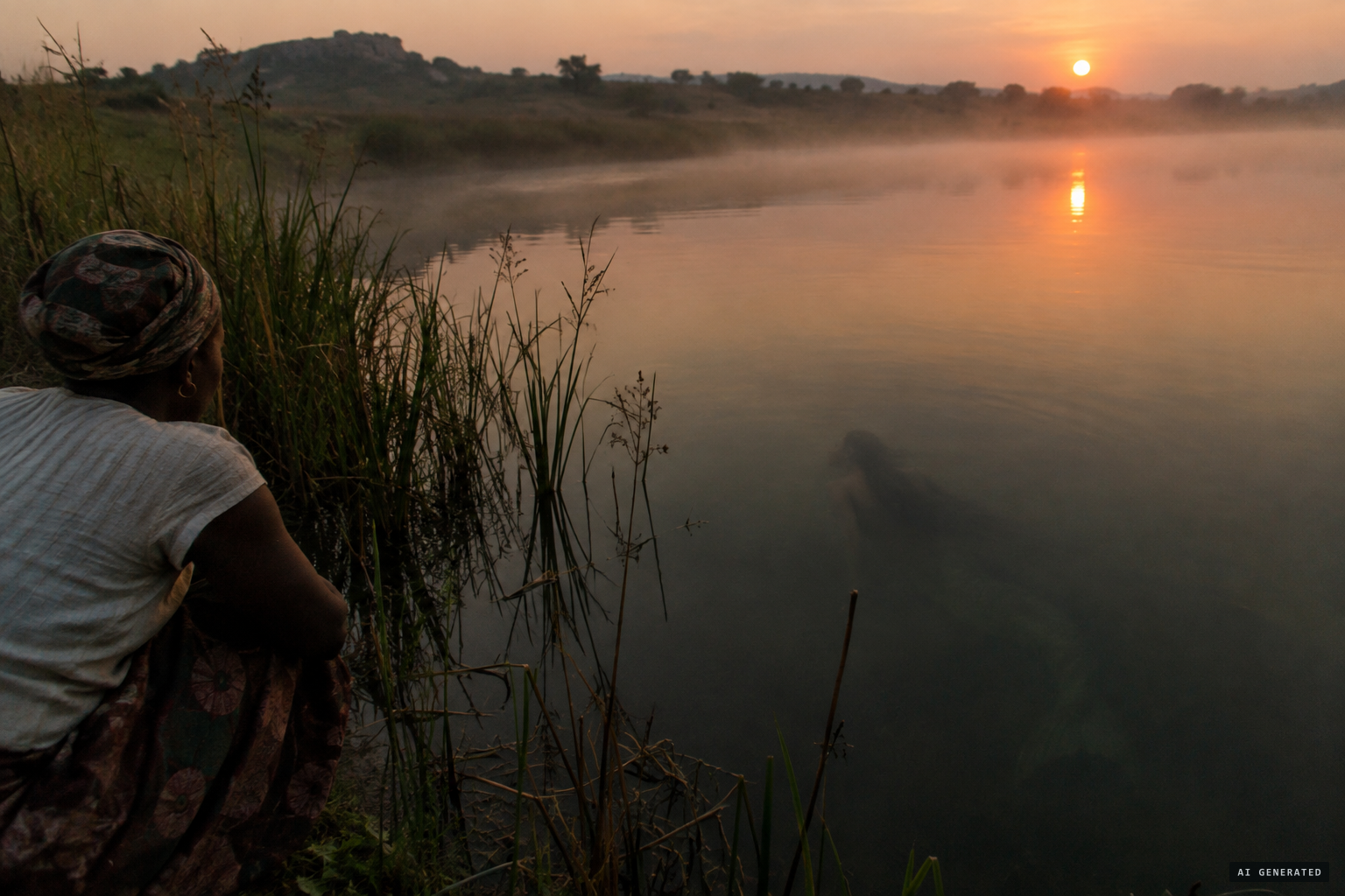 The njuzu, the Shona water spirit rendered in English as a mermaid