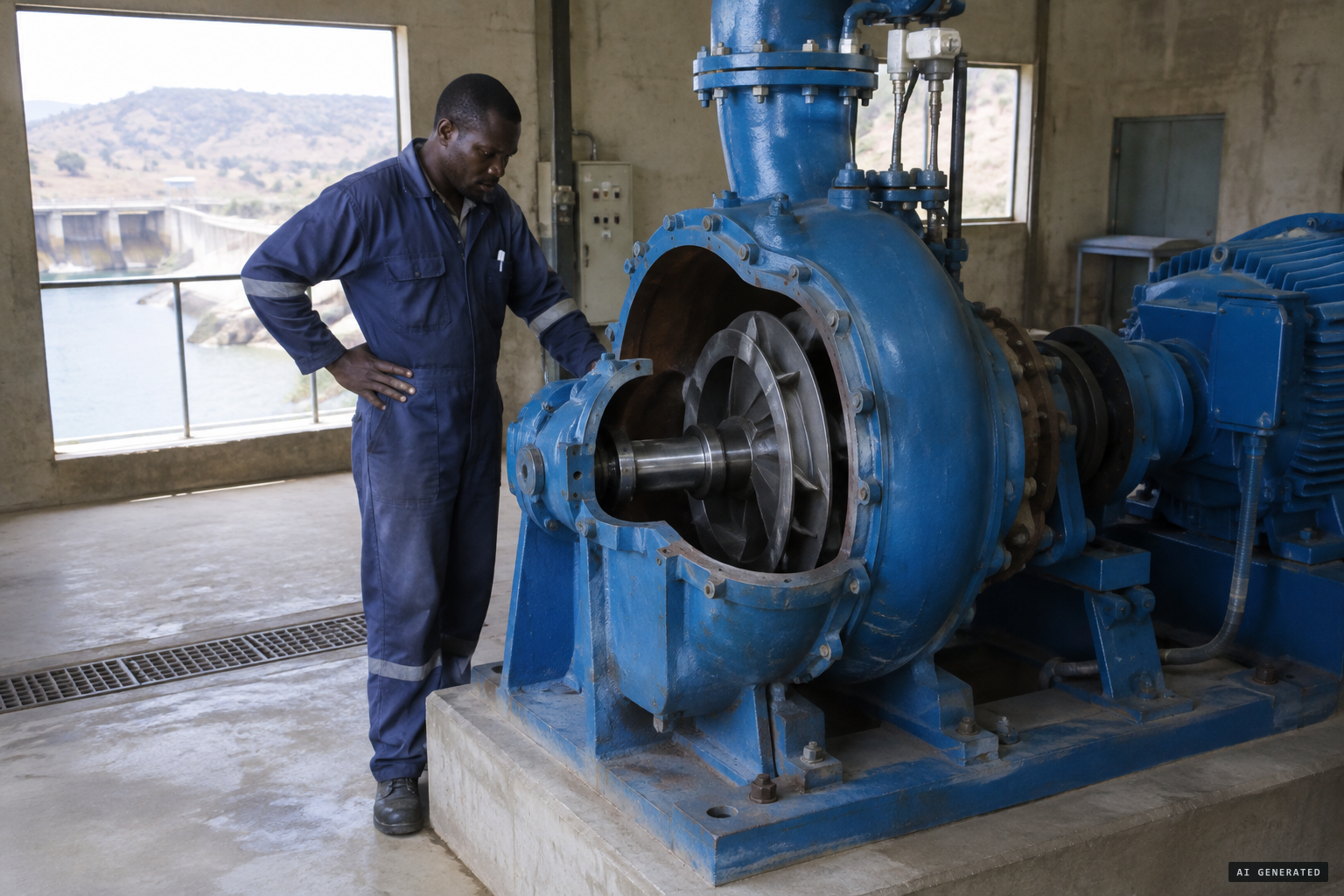 Pumps broken down without any traces of vandalism