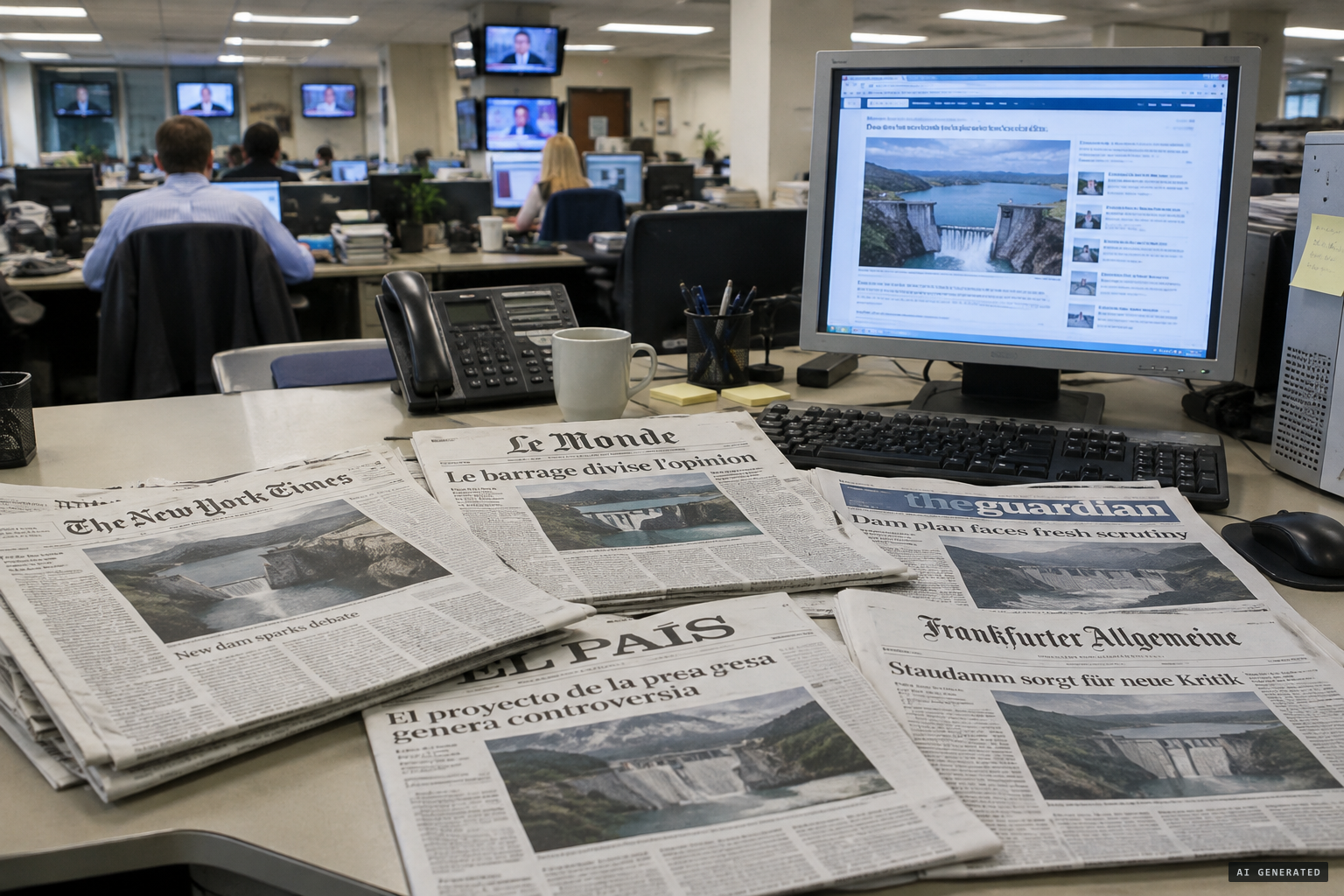 The story travels from the Herald to VOA, AFP and the Daily Mail